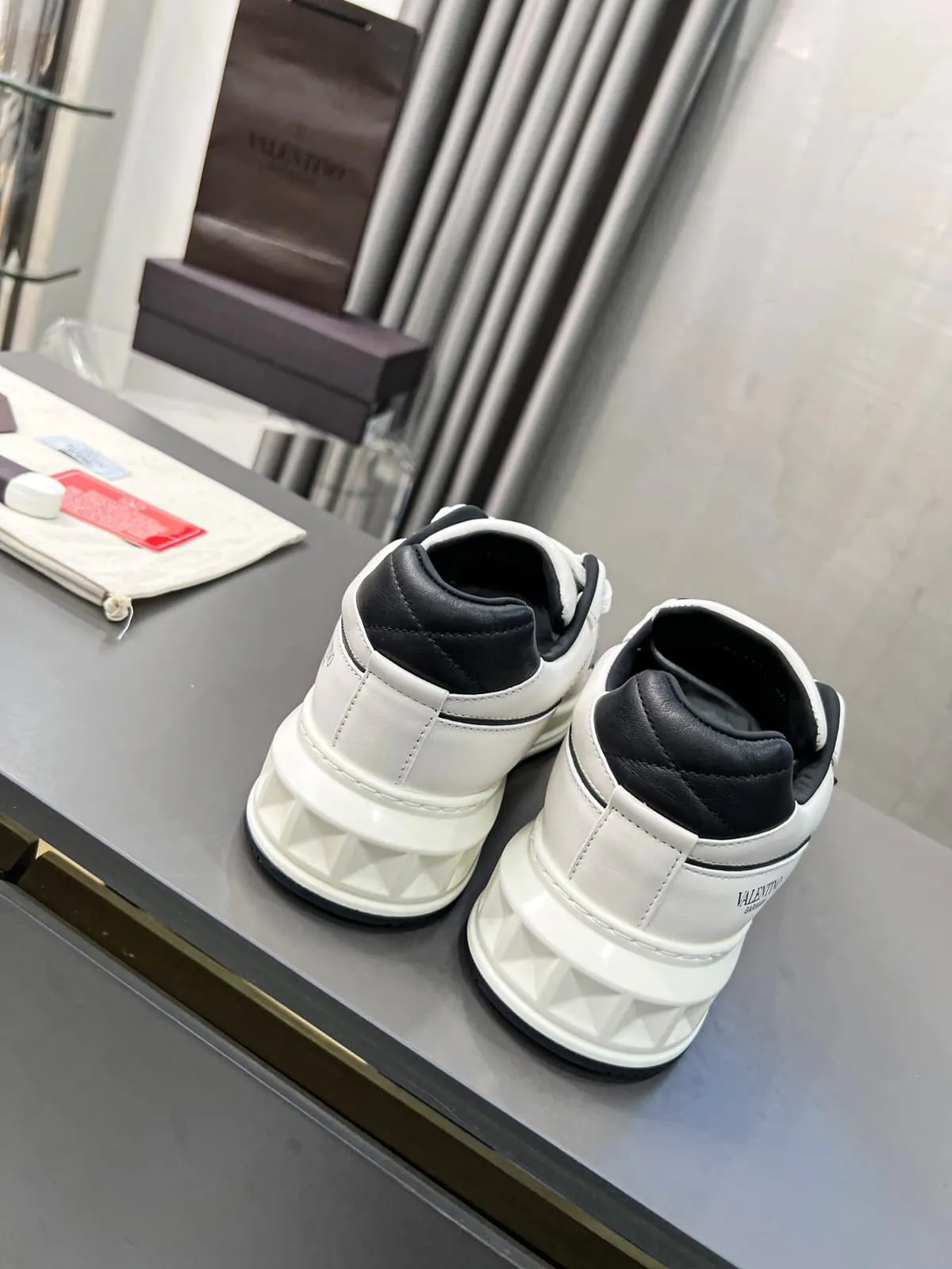 One Stud Sneaker in Grey product thumbnail view 3